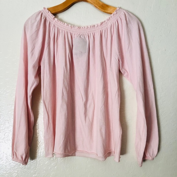 Chaser Off Shoulder shirred boho Pink top size XS - Picture 9 of 14